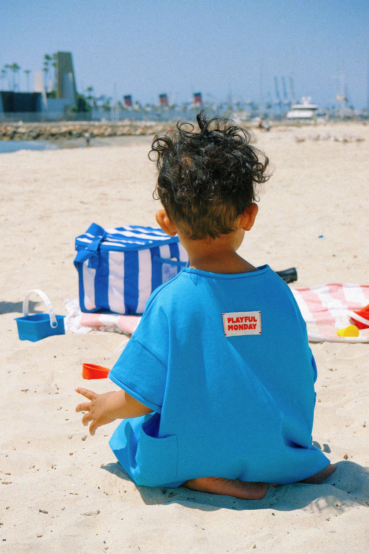 ☀️ Play Suit — Breezy Bodysuit in Blue