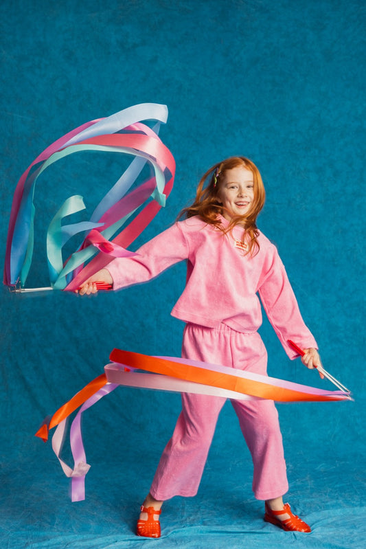 Play Set - Terry Cotton Long Sleeve + Pants