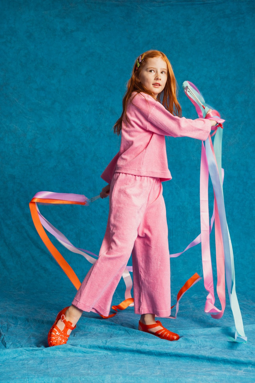 Play Set - Terry Cotton Long Sleeve + Pants