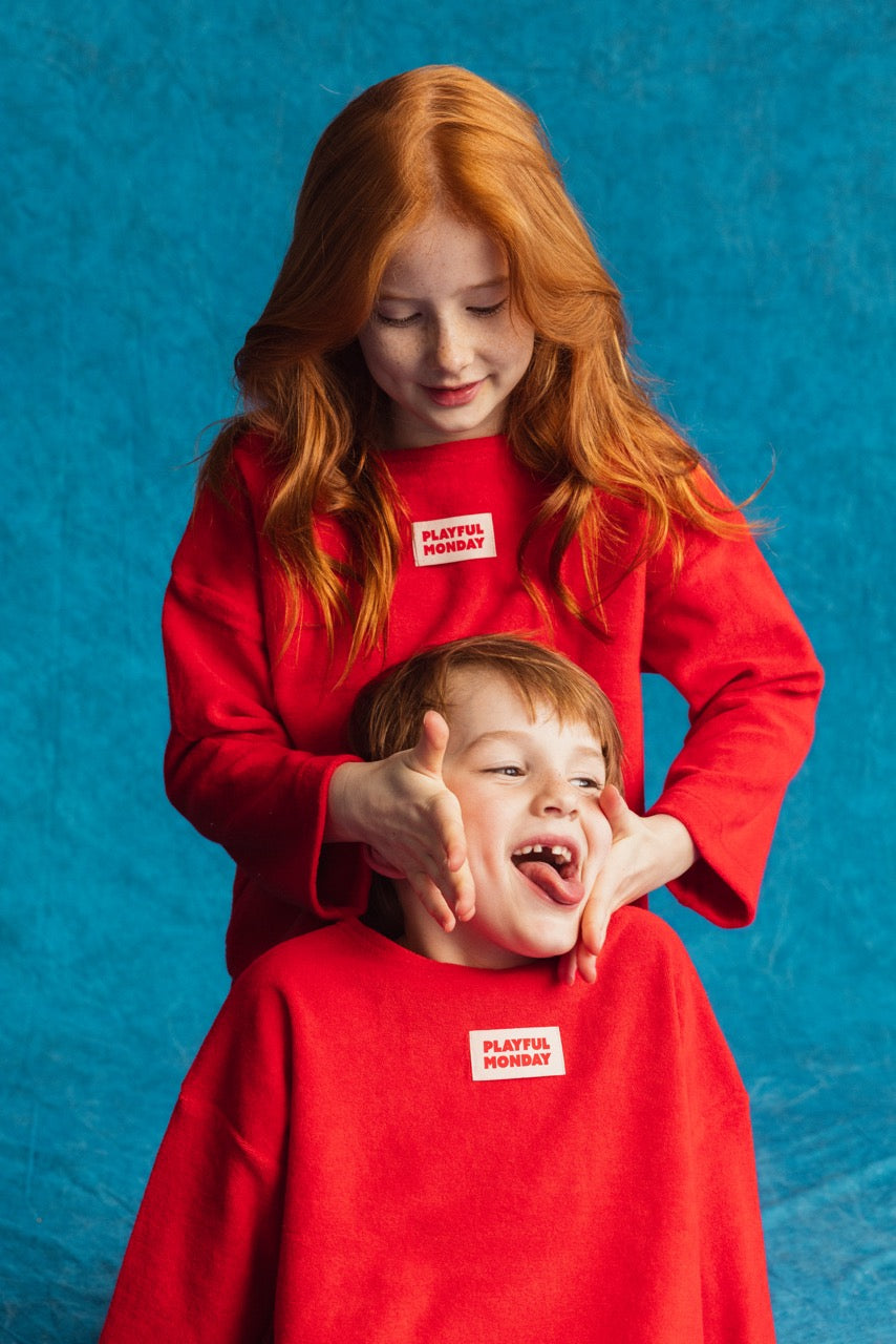 Play Set - Terry Cotton Long Sleeve + Pants