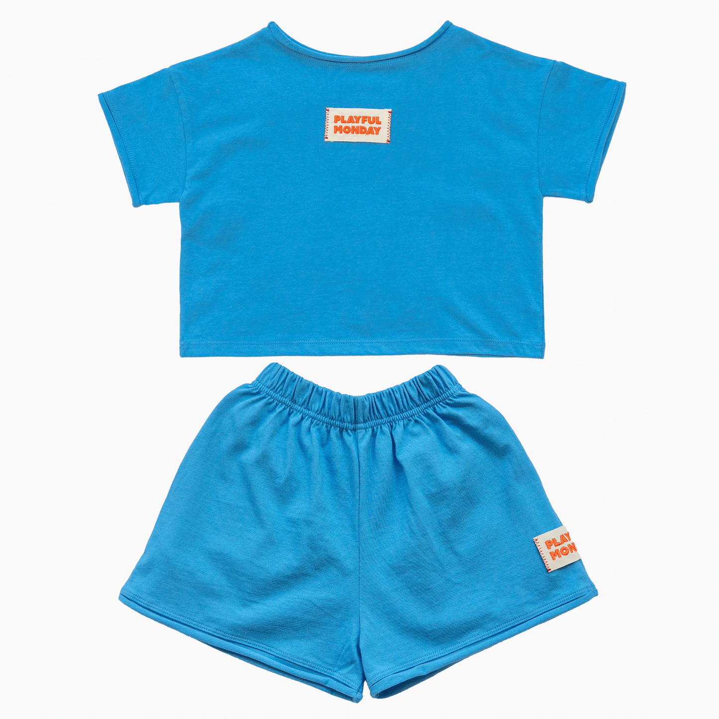 ☀️ Play Set — Short Sleeve + Shorts in Blue