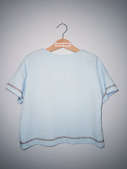 No Front No Back Tee - Light Blue