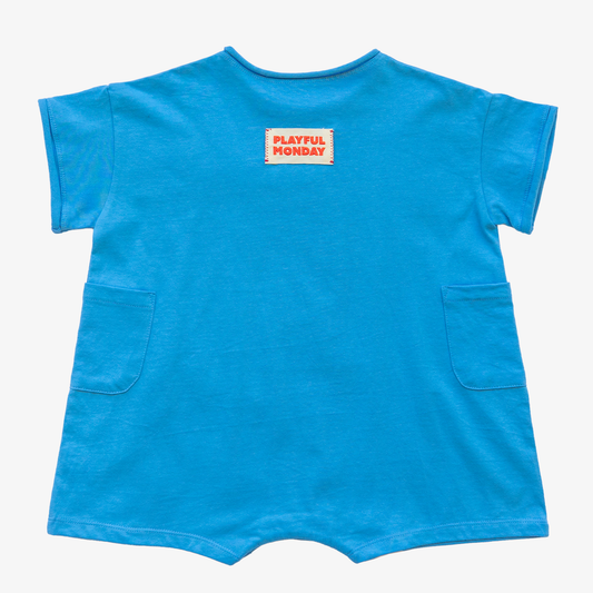 ☀️ Play Suit  — Breezy Bodysuit in Blue