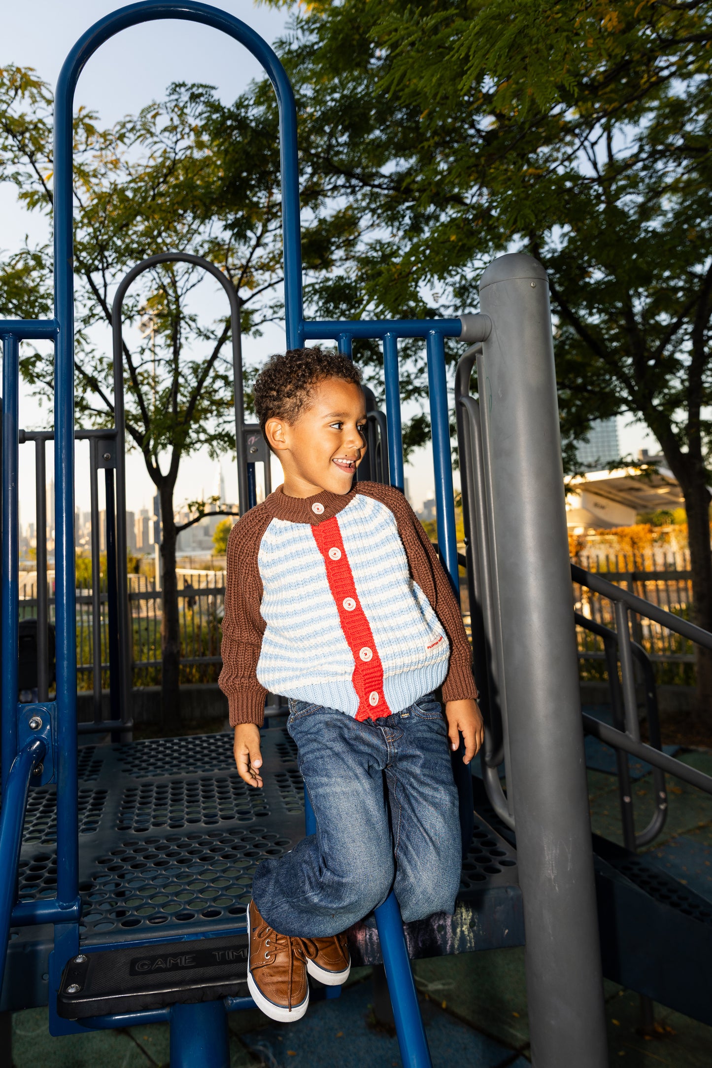 Chunky Knit Cardigan - 100% Cotton Yarn