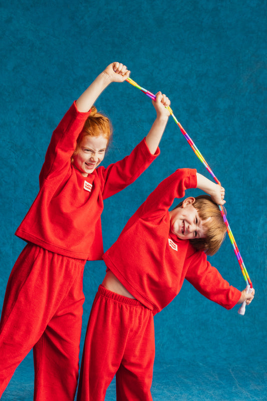 Terry Cotton Play Set - Red