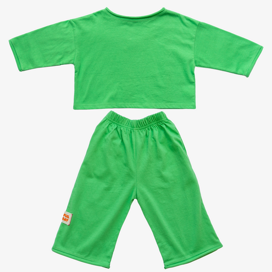 ☀️ Play Set — Long Sleeve + Pants in Green