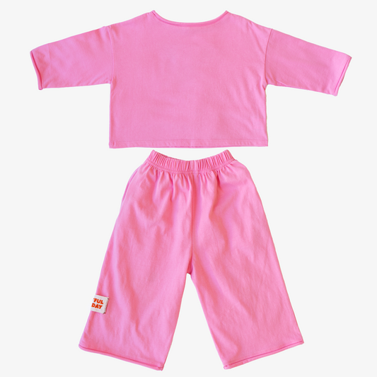 ☀️ Play Set — Long Sleeve + Pants in Pink