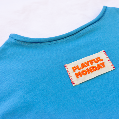 ☀️ Play Set — Short Sleeve + Shorts in Blue