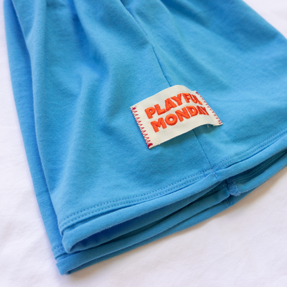 ☀️ Play Set — Short Sleeve + Shorts in Blue