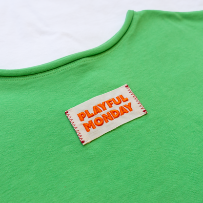 ☀️ Play Set — Short Sleeve + Shorts in Green