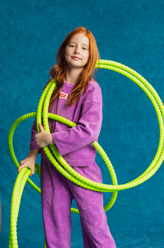 Terry Cotton Play Set - Purple