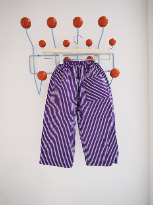 Stripe Patch Pocket Pants