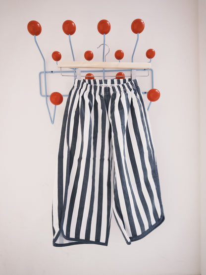 Striped Easy Cotton Pants