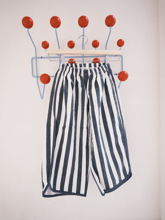 Striped Easy Cotton Pants