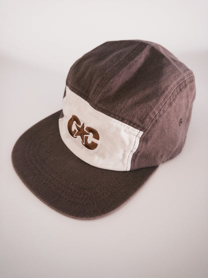 Washed Brown Camp Cap