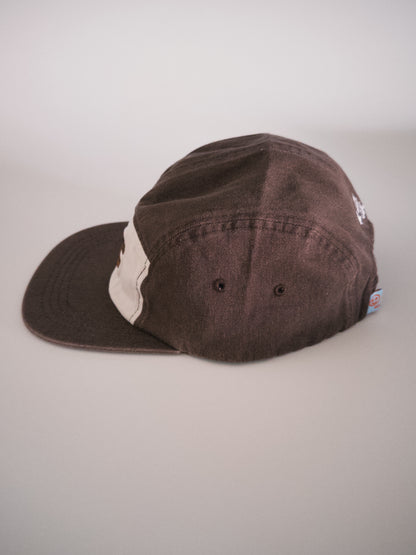 Washed Brown Camp Cap