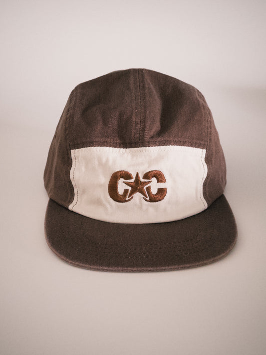 Washed Brown Camp Cap