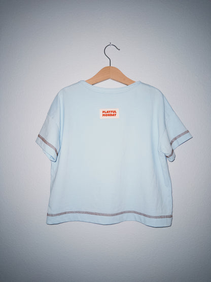 No Front No Back Tee - Light Blue