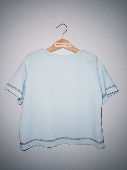 No Front No Back Tee - Light Blue