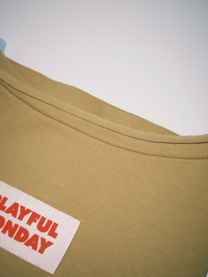 No Front No Back Tee - Olive