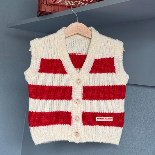 Cozy Button Knit Vest